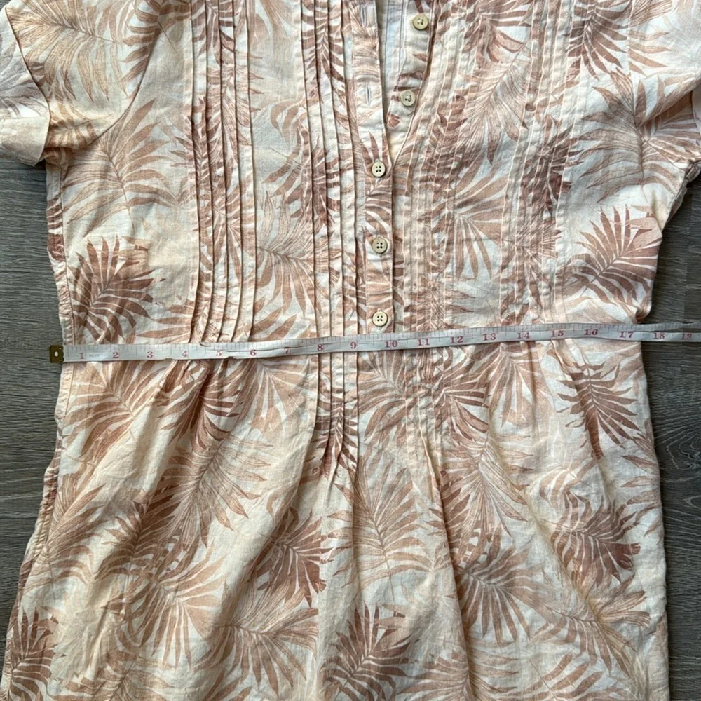 Faherty Gemina Linen Dress Small